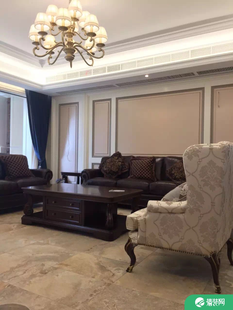 宁波雍城世家中式三居室装修案例