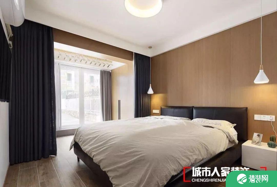 青島龍樾灣新中式風格兩居室裝修案例圖