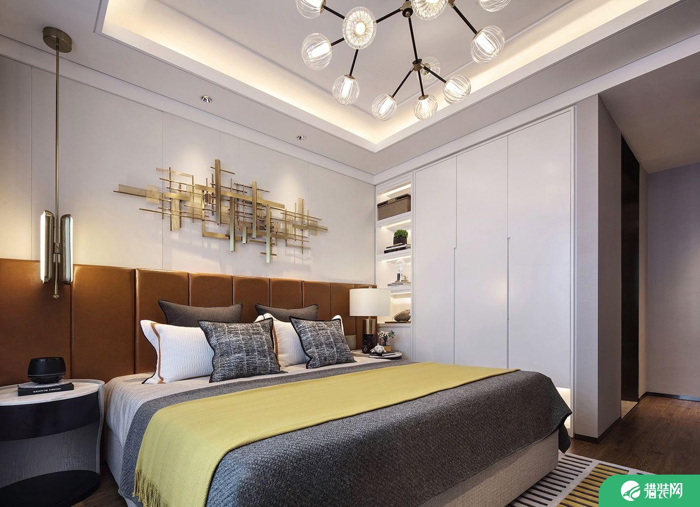 重庆110平现代简约风格-三居室装修设计案例分享