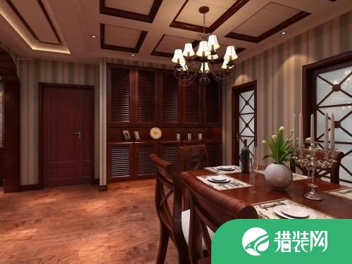 漳州港观山海美式风格三居室装修效果图，住起来真舒服