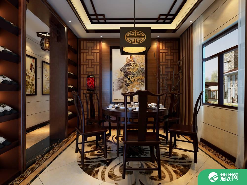深圳古典中式别墅装修案例，体验传统文化之美