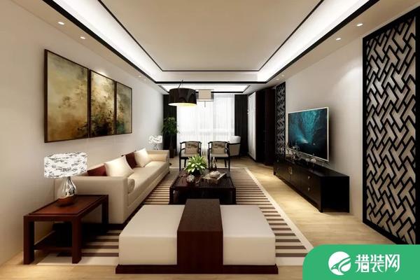 北京新中式风格三房装修 中式风格家庭装修效果图