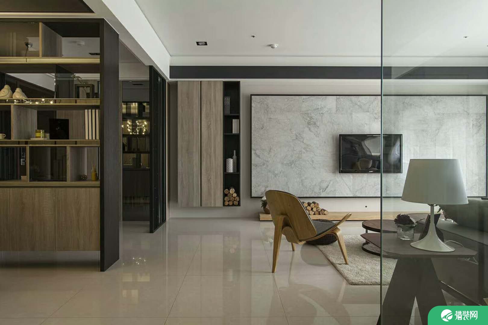 武汉和惠家园 新中式风格三居室装修设计