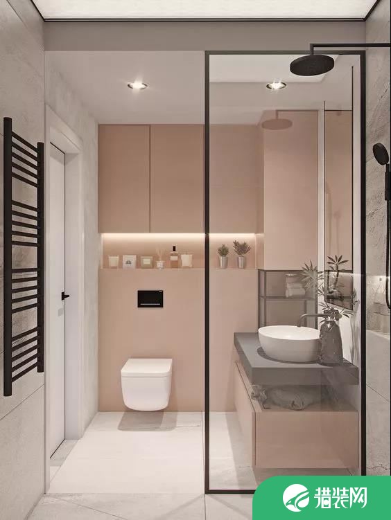 卫浴间淋浴屏设计效果图
