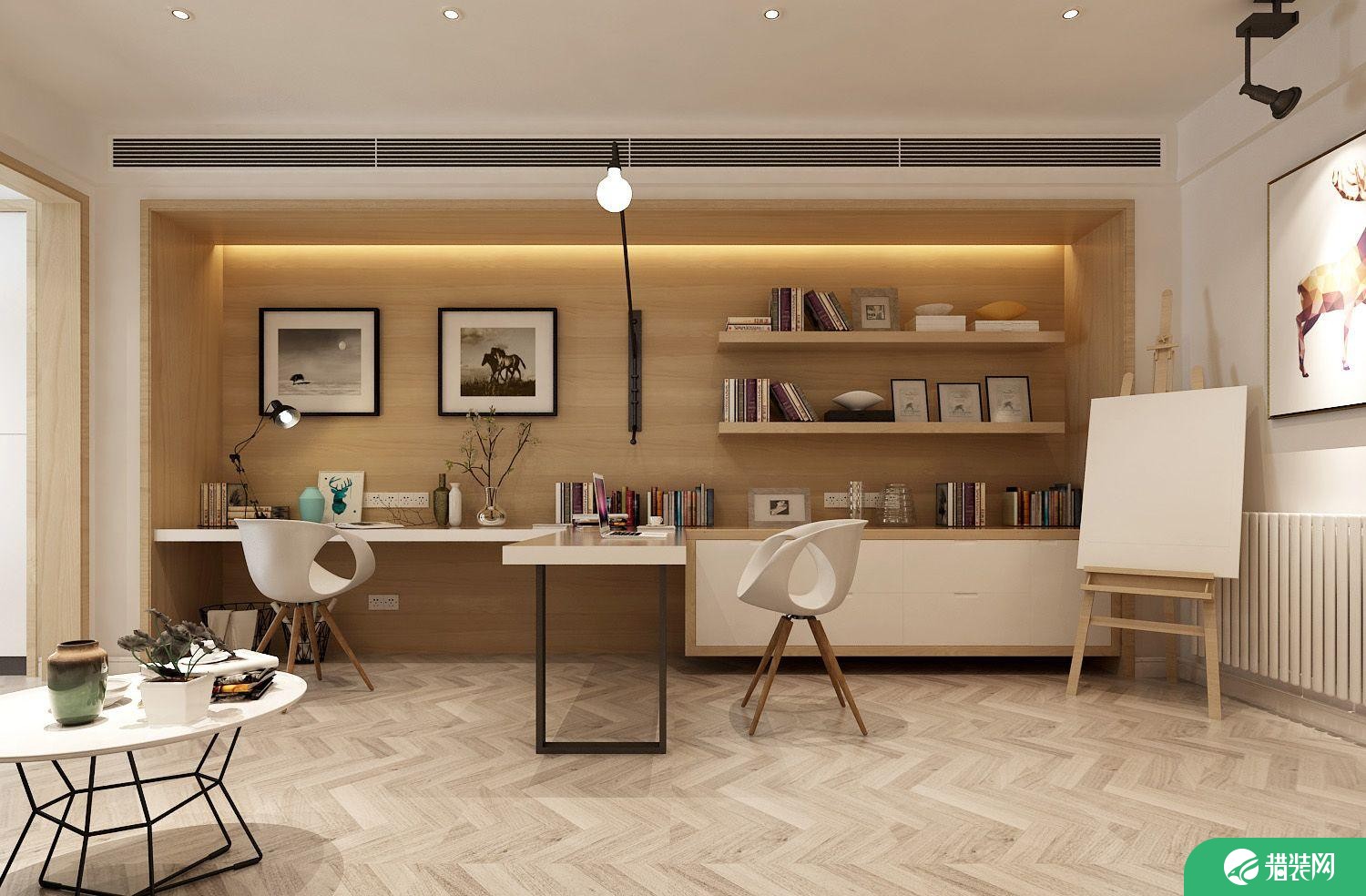 重庆维享家二居室北欧风格装修，简单舒适的原生质感