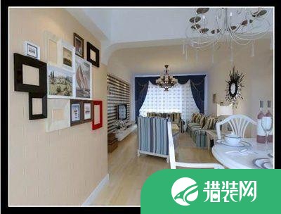 杭州地中海风格三居室装修案例效果图展示