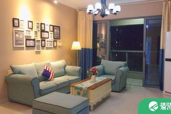 长沙半山壹号美式风格三居室装修，朴素华丽又温暖的家！