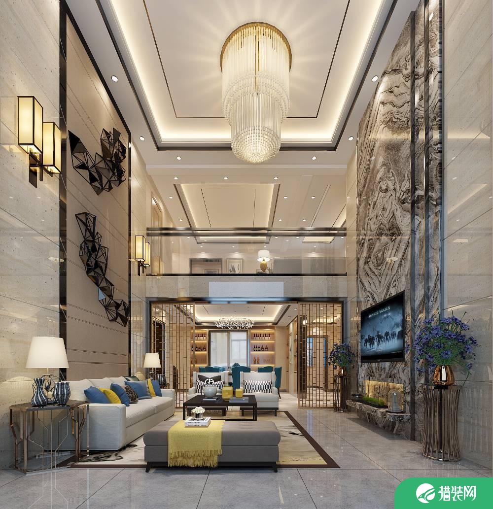 深圳新中式别墅装修，轻奢质感，完美演绎东方美学！