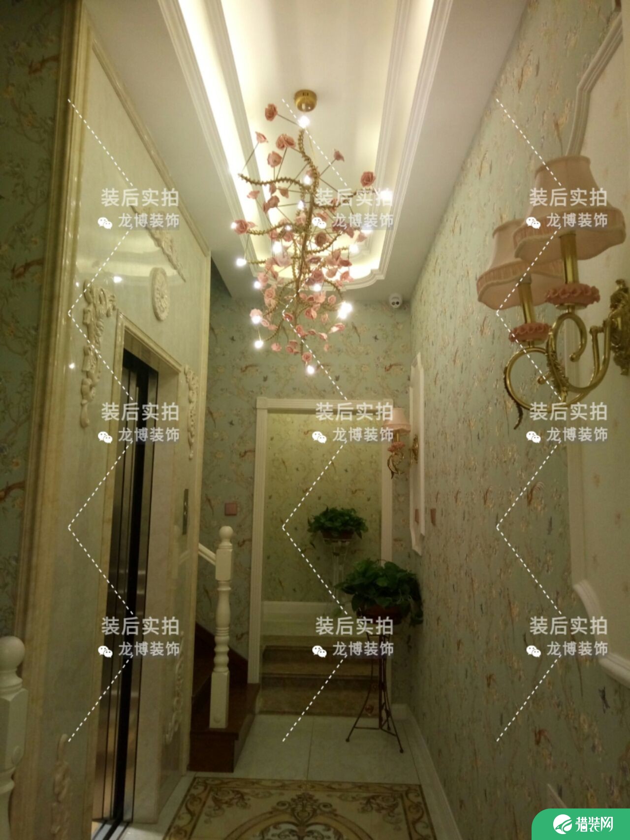 北京别墅欧式风格装修  洛可可风会所装前装后实拍图