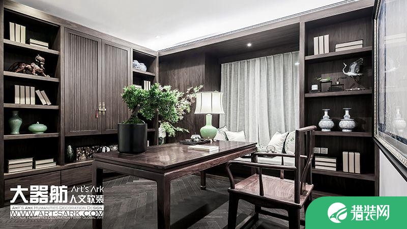 广州天誉半岛雅致中式四居室装修案例，极致的东方惊艳！