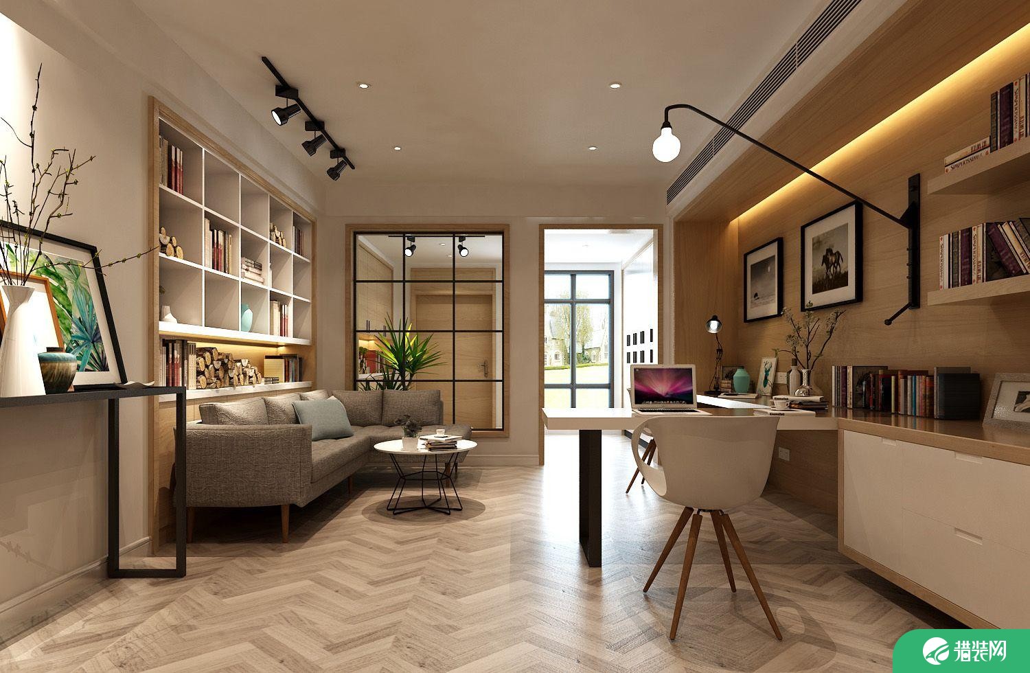 重庆维享家二居室北欧风格装修，简单舒适的原生质感