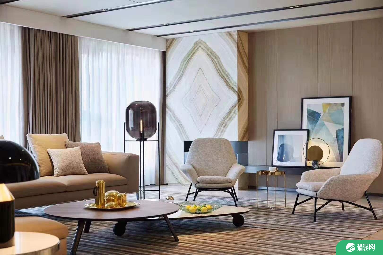北京后现代风格三居室装修效果图