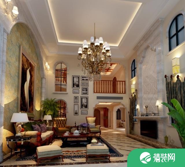 广州美式风格别墅装修，方寸之间皆是风雅!