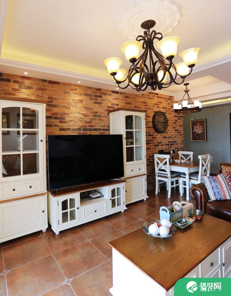 乌鲁木齐140平米美式风格装修案例 三居室装修设计