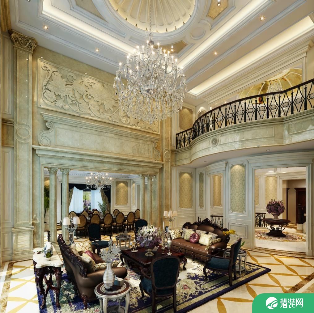 上海昆玉九里欧式古典风格别墅设计案例