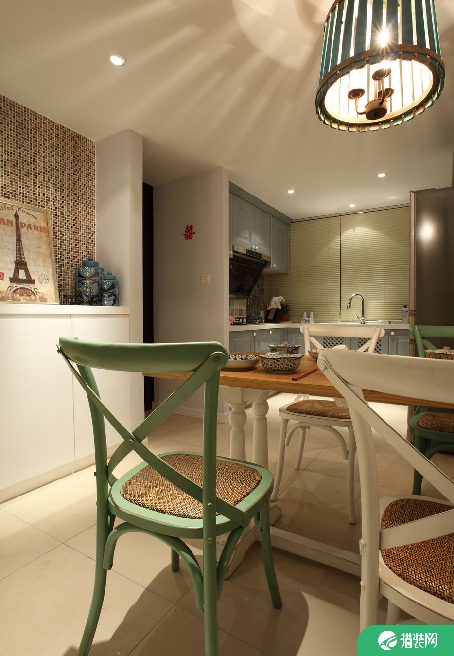 海棠家园现代简约两居室装修效果图