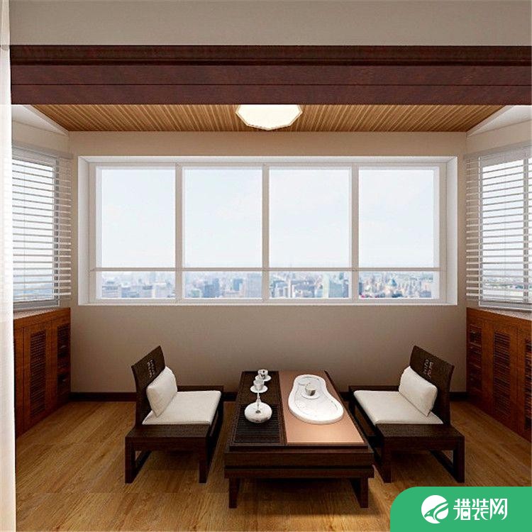 青岛党校公寓混搭风格三居室装修案例图