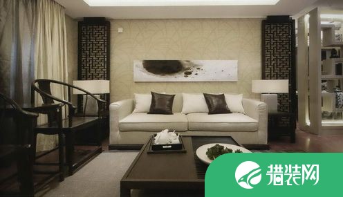 新中式风格家庭装修设计 三居室新中式风格装修效果图