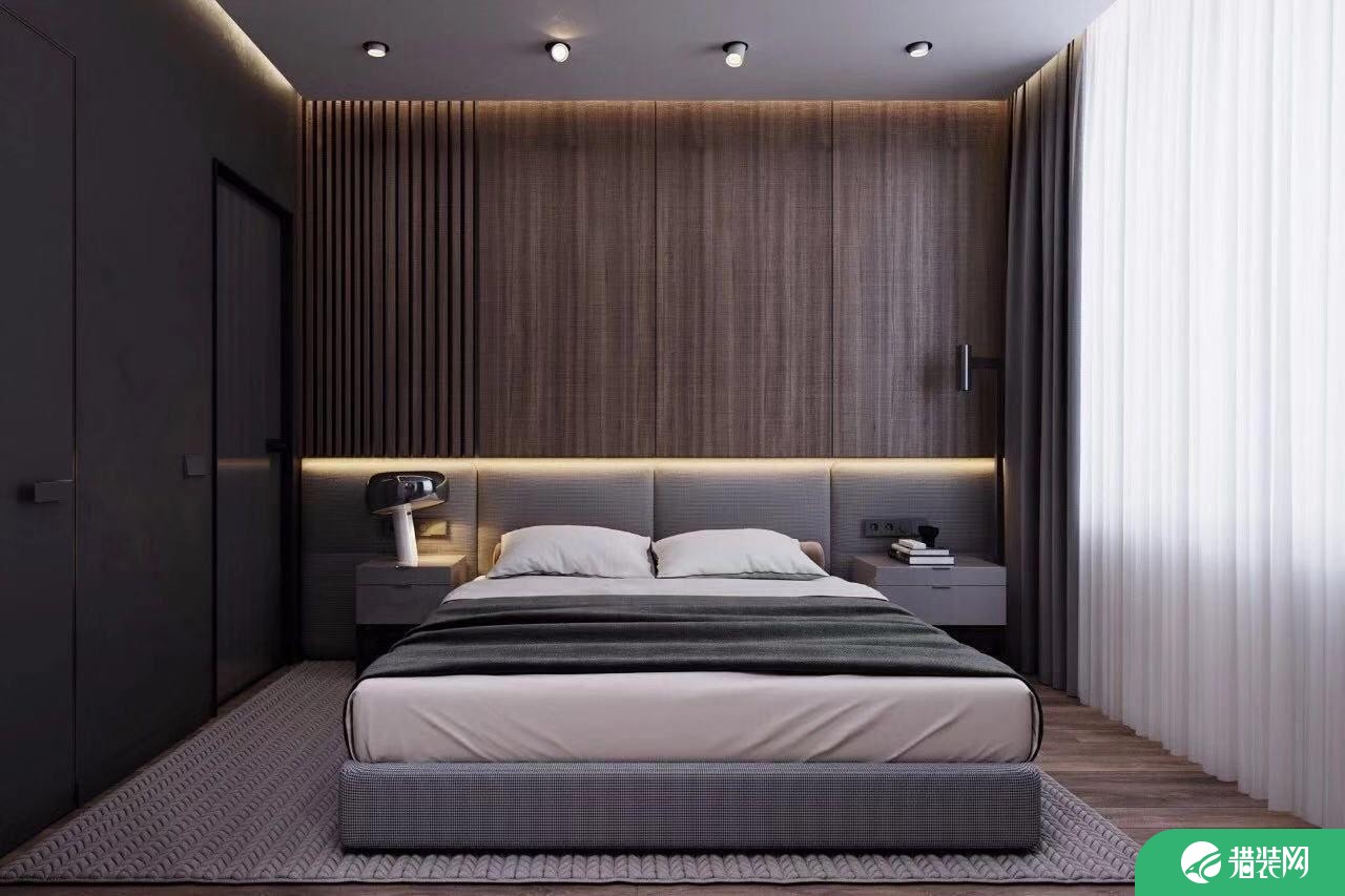 南京现代风格高级灰三室装修设计效果图