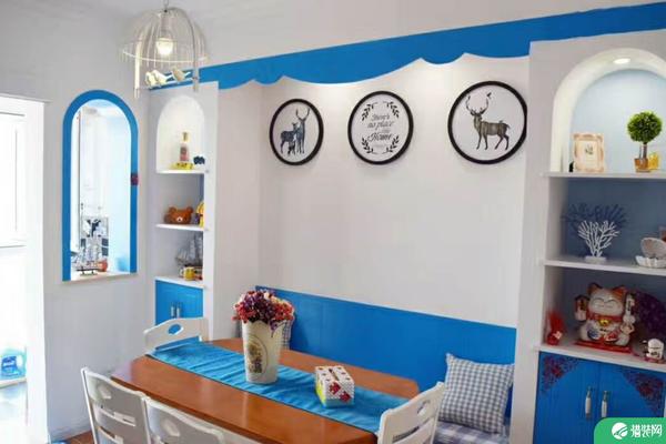 无锡维纳阳光地中海风格两居室装修效果图