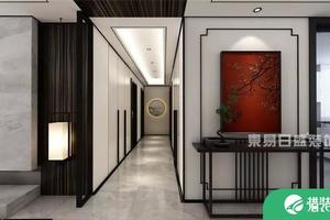 128平方新中式装修风格 南京东易速美塑造水墨诗意家居