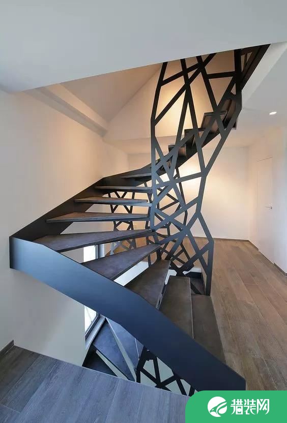创意扶手楼梯设计效果图