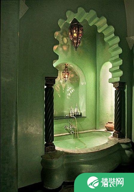 东方奢华，摩洛哥风格卫浴间
