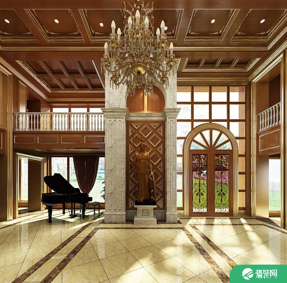 武汉欧式复古装修风格，具有欧式高贵典雅的复古奢华风