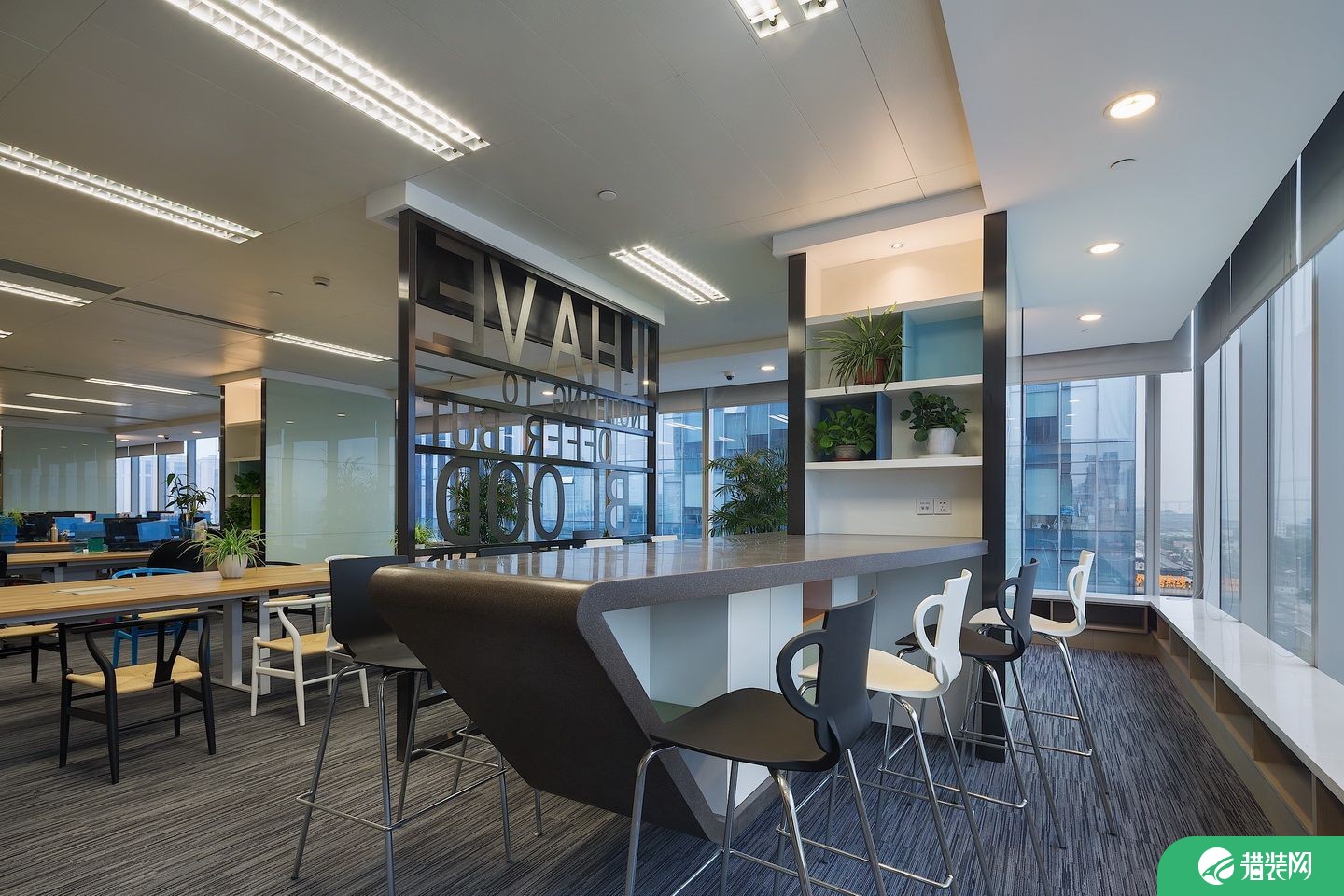 上海同进置业办公室设计 现代风格办公室装修效果图