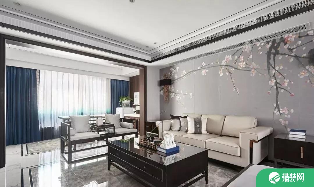 瑞和新中式三居室装修案例，一起来感受浓浓的中国风