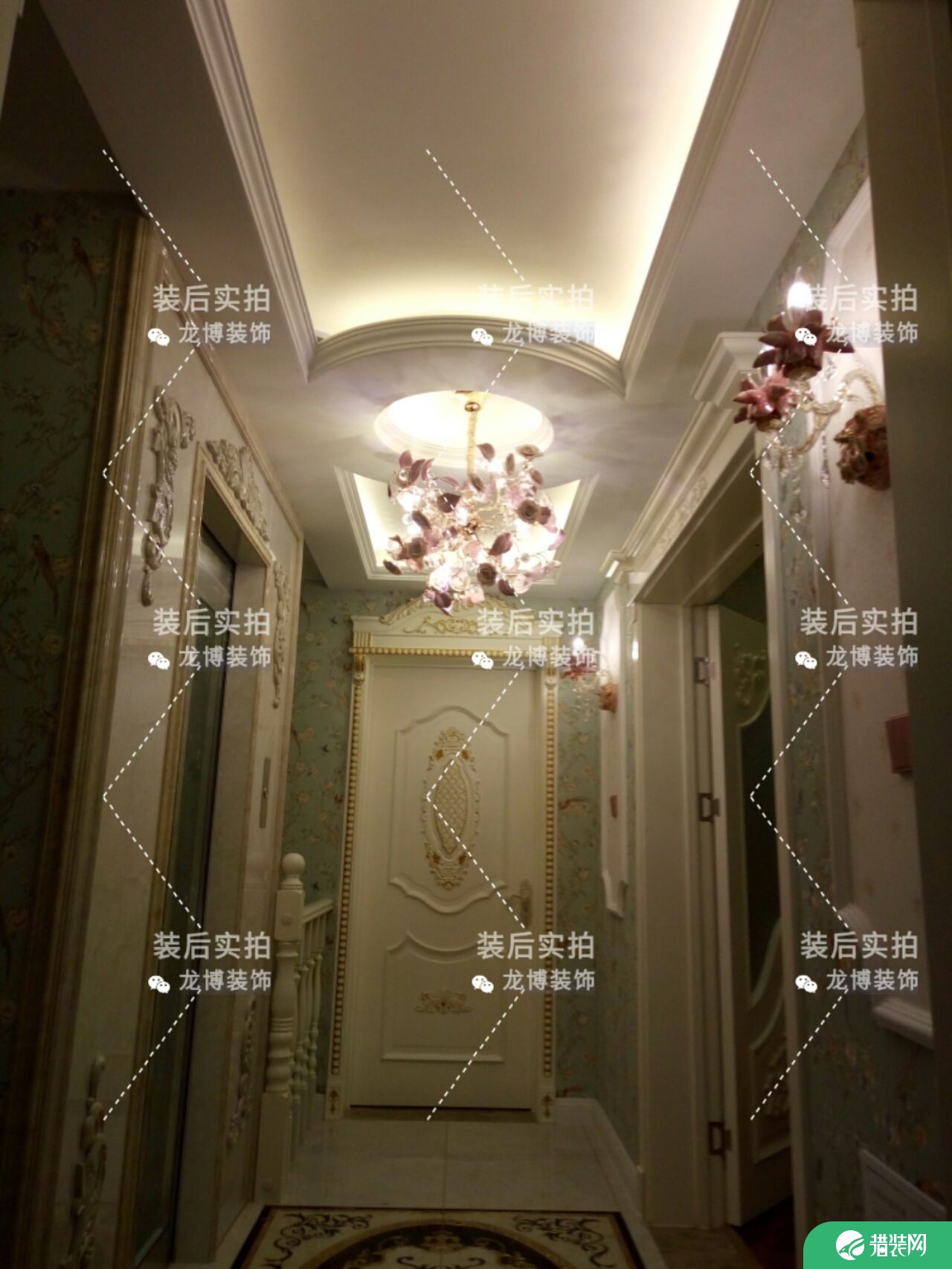 北京别墅欧式风格装修  洛可可风会所装前装后实拍图