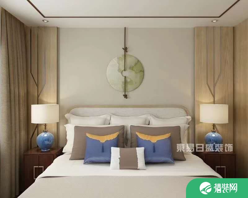 天津新中式风格四居室装修案例