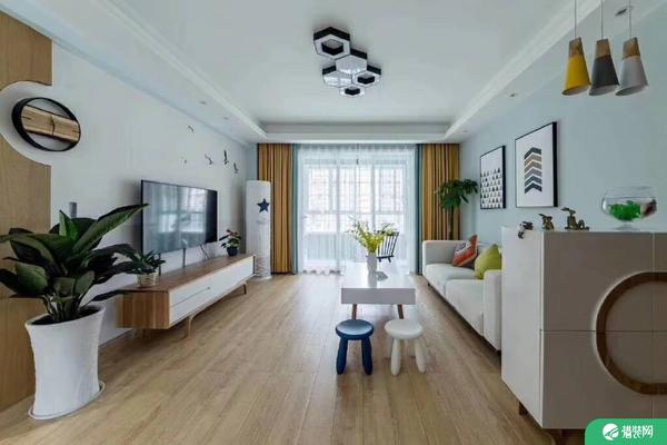 津湖湾现代风格两房装修设计 现代风格家庭装修效果图