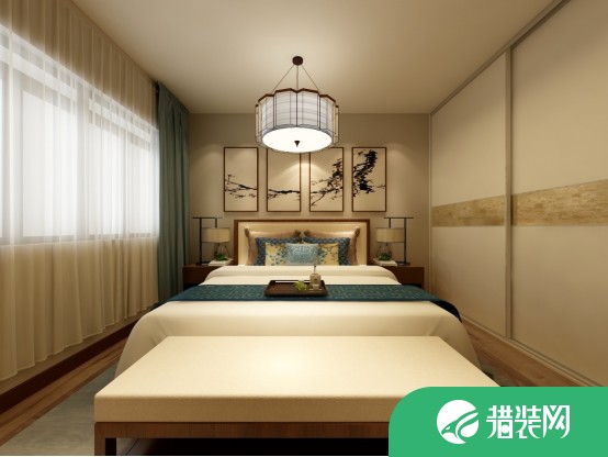 北京古典雅致中式风格三居室装修效果图