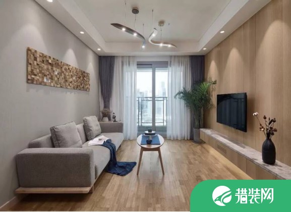 广州简约风格两居室装修效果图