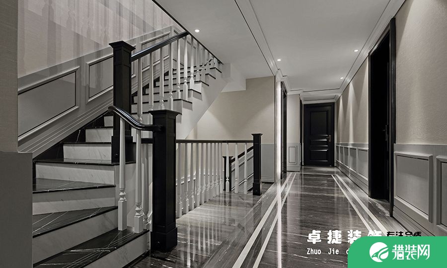 宁波新中式风格三房装修设计效果图 金地鸿悦