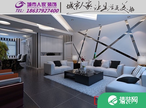 洛阳汝阳县小区简约风格家庭装修设计效果图