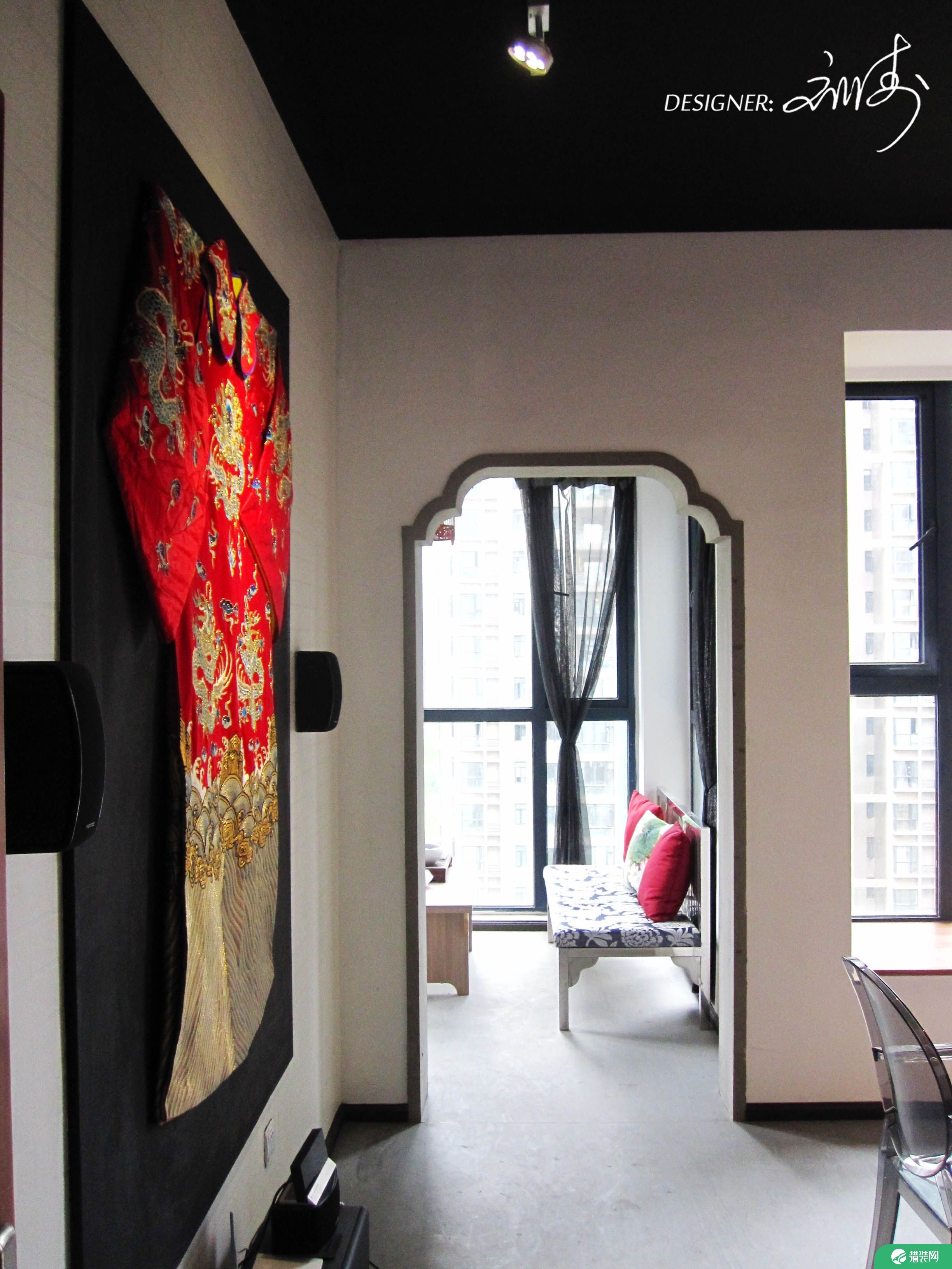 贵阳中式风格办公室装修设计  世纪城龙吉苑
