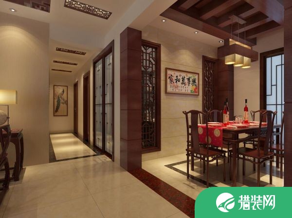 深圳佳兆业广场-中式风格家庭装修案例欣赏