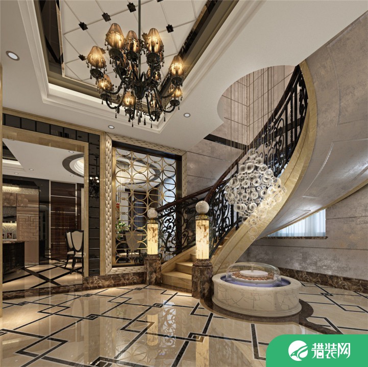 东方别墅装修欧式新古典风格设计方案