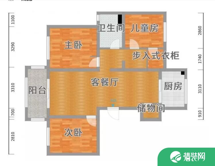 广州现代风格两居室装修案例