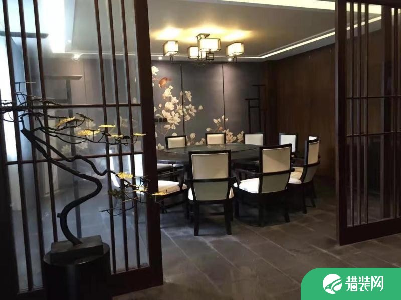 重庆中央华庭中式风格四居室装修案例展示