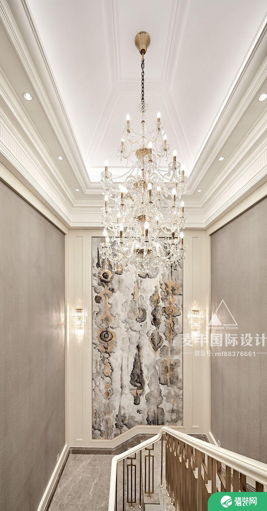 杭州富春玫瑰园现代轻奢风格别墅装修，艺术感性的美学空间