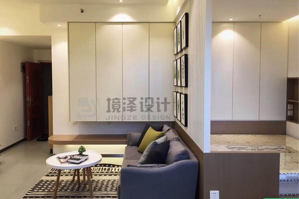 晉江寶龍單身公寓裝修效果圖，充滿輕奢氣息的時尚小屋