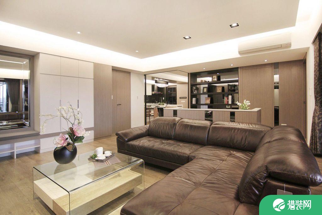 福州福新苑现代简约风格-三居室装修设计案例分享