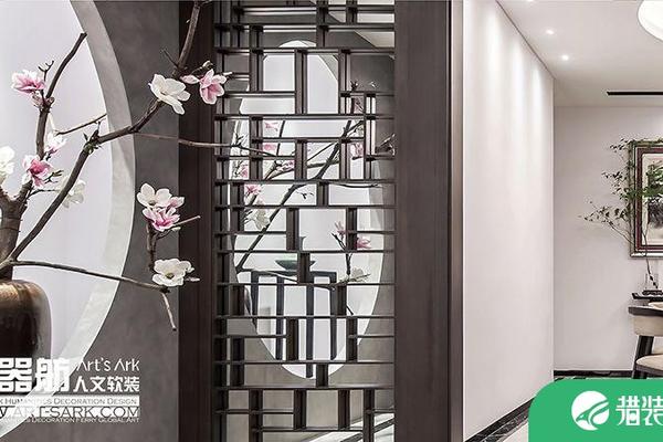 广州天誉半岛雅致中式四居室装修案例，极致的东方惊艳！