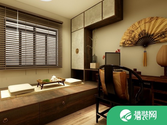 北京古典雅致中式风格三居室装修效果图