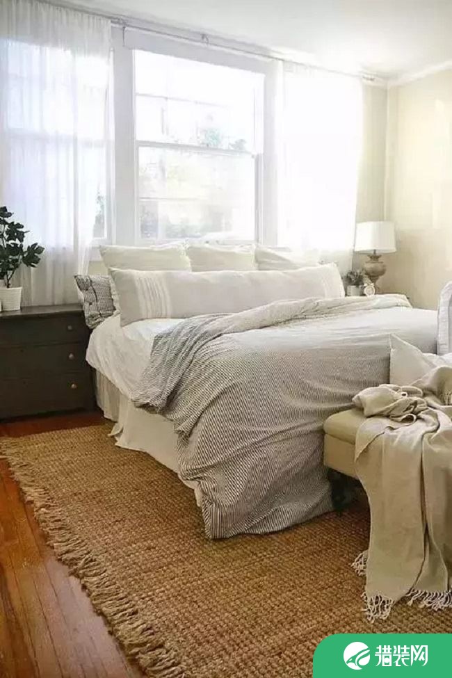 床边毯卧室效果图