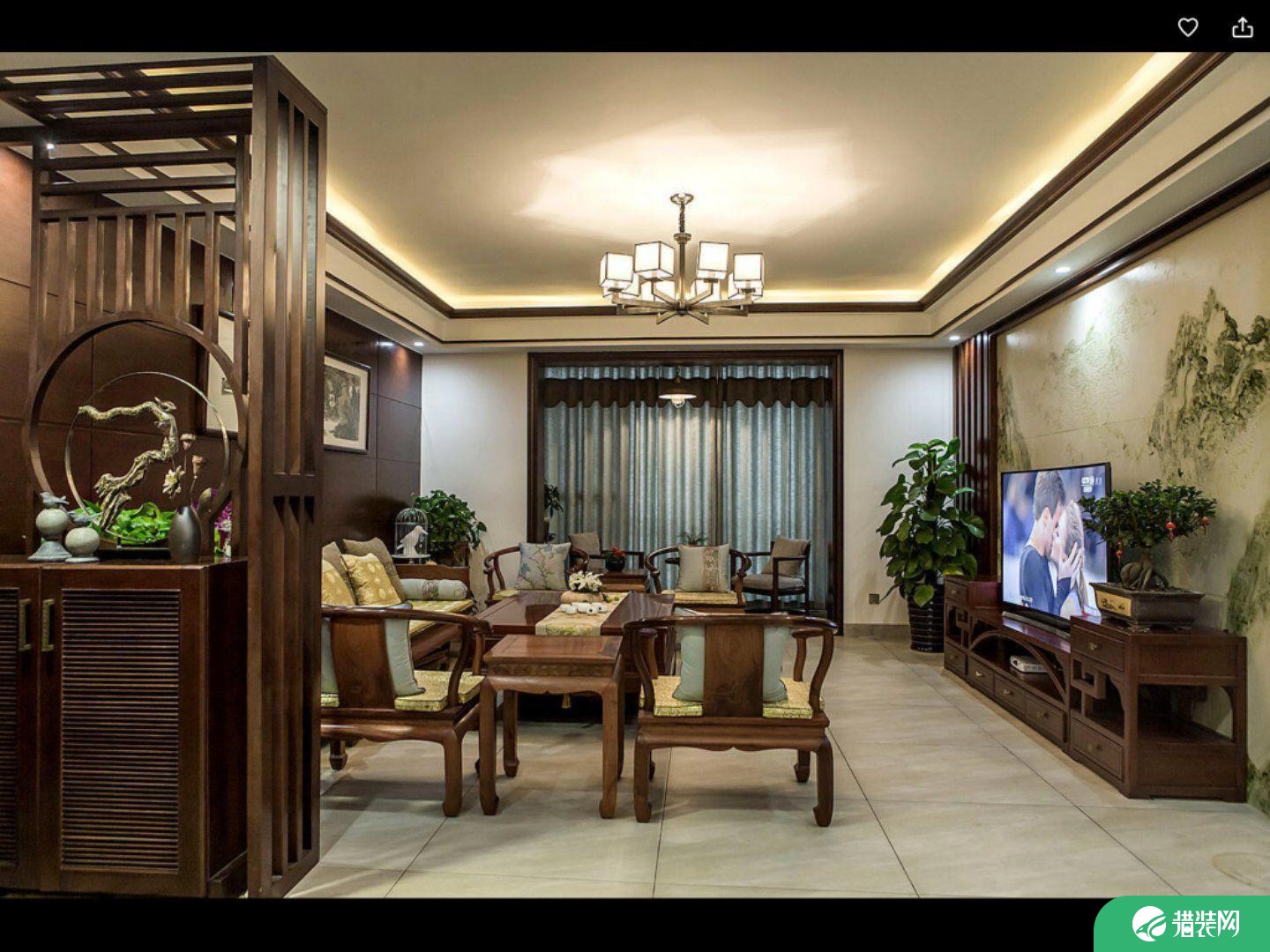重庆中式风格四居室装修案例