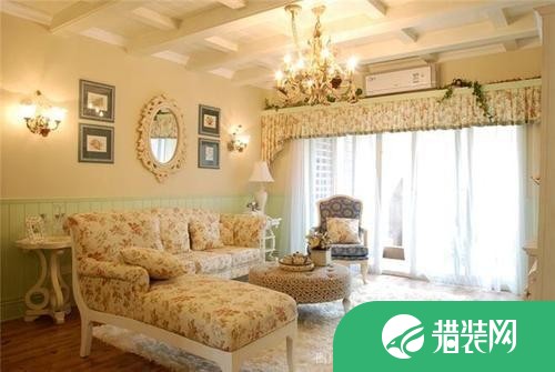 福州温馨浪漫四居室田园风装修案例展示